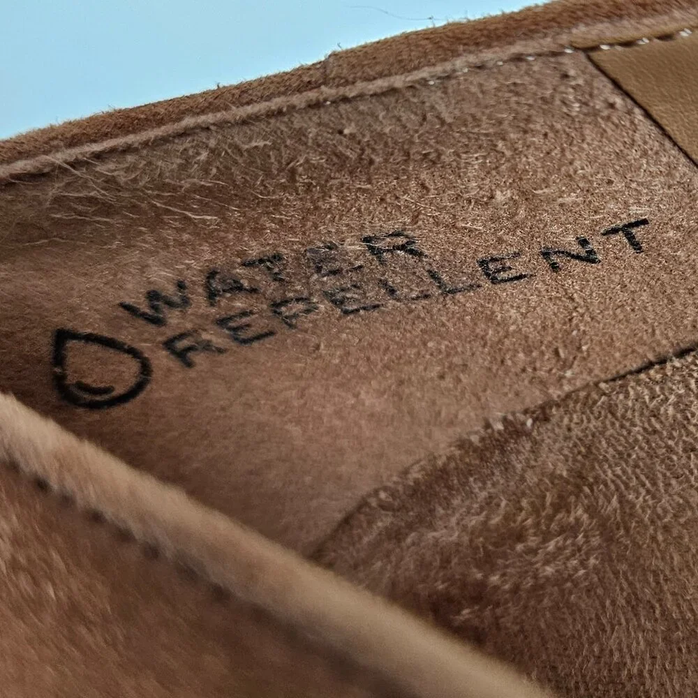 Vionic Brown Suede Willa Wedge Shoes‎ Arch Support Neutral Comfortable Lug Sole